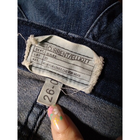 Current/Elliott Women Jeans The Stiletto Size 26 Blue - Picture 7 of 8